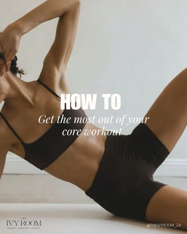 How to get the most out of your core workout ❤️‍🔥

Slower = stronger 💪
Don’t rush the movements – slower and more controlled reps activat your deep core more effectively than fast, momentum-based ones 

Exhale on the effort 🤸‍♀️
Pilates is all about breath! Exhale (Breathe out) on the hardest part of each movement – this helps activate and engage the deep core muscles 

Reset your alignment 🧘‍♀️
Check in with your form during class – is your ribcage starting to flare? Lower back arching too much? Take a second to pause, realign and re-engage

#theivyroom#ivyroom#coreworkout#strongcore#pilatescoretips#abs#alignment#seapointpilates#pilatescapetown