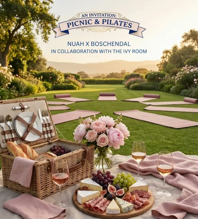 ✨ THE EXCITEMENT IS BUILDING… ✨

Our Bloom & Bubbles wellness experience at Boschendal is coming together more beautifully than we ever imagined 🤍

The spoils.
The setting.
The brands.
The energy.

We are so excited to share that even more incredible, like-minded brands are getting involved, meaning luxury touches, thoughtful details and indulgent moments woven throughout the day 🌿🥂

This is not just a Pilates class -  it’s a curated wellness experience designed to help you:

✨ Move with intention
✨ Slow down
✨ Connect deeply
✨ Celebrate yourself

INCENTIVE ALERT 🚨

To celebrate the love, the next 5 ticket purchases will receive a FREE class at The Ivy Room studio in Sea Point 🤍
(Yes - movement before and after Boschendal ✨)

Spots are limited and this one is filling quickly.
If you’ve been waiting… this is your sign.

📍 Boschendal Wine Estate – Rose Garden
🗓 Sunday, 15 February
⏰ 11am – 3pm

Tickets available via The Ivy Room app 🌸

#IvyRoomxNuah #Nuah #TheIvyRoom #Boschendal
#BoschendalEvents #CapeTownWellness #CapeTownPilates #LuxuryWellness #WellnessExperience #WomenWhoMove #MoveWithIntention #StrengthAndStillness #MindfulMovement